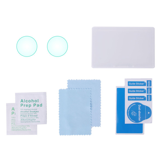 Sunnylife 2 Sets Protective Film HD Tempered Glass Film Lens Protector Scratch-proof for Insta360 GO 2