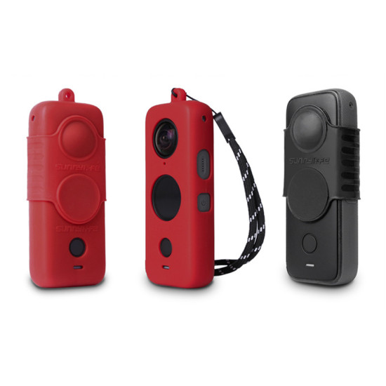 Silicone Cover Sleeve for Insta360 ONE X2 Accessories Lens Screen Protector Camera Case Housing Sunnylife  Scratchproof Spare Parts