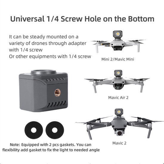 Night Light for DJI Mavic Mini 2 Air 2 Accessories Headlight Flash Lamp Holder Mount Navigation Spot Sunnylife Spare Parts Combo 