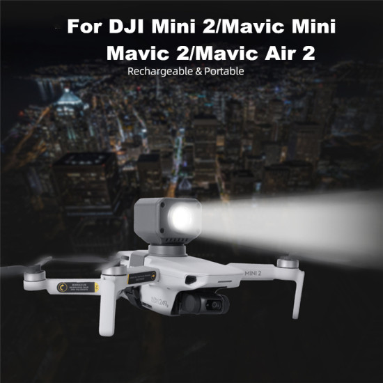 Night Light for DJI Mavic Mini 2 Air 2 Accessories Headlight Flash Lamp Holder Mount Navigation Spot Sunnylife Spare Parts Combo 