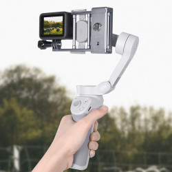 Adapter for GoPro 9 8 Osmo Action with DJI OM 4 /OM 5 / Mobile 3 Handheld Gimbal Camera Mount Plate Stabilizer Sunnylife Spare Parts