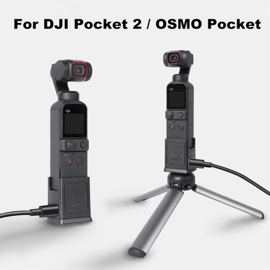 Charging Base for DJI Osmo Pocket 2 Dual Type-C Ports 1/4 in Screw Hole Adapter Connector Sunnylife Spare Parts Combo
