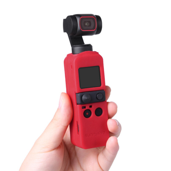 Silicone Cover Sleeve for DJI Pocket 2 Accessories Protector Case Housing Skin Shell Handheld Gimbal Camera Sunnylife Spare Parts