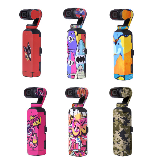 Pocket 2 Sticker Skin Accessories For DJI Protective Adhesive PVC Wrap Decal Kit Protector Handheld Gimbal Spare Parts Combo