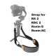 Strap for DJI RS 2 RSC 2 Ronin-S Ronin-SC Shoulder Belt Lanyard Dual Hook Set Accessories Kit Sunnylife Spare Parts Combo