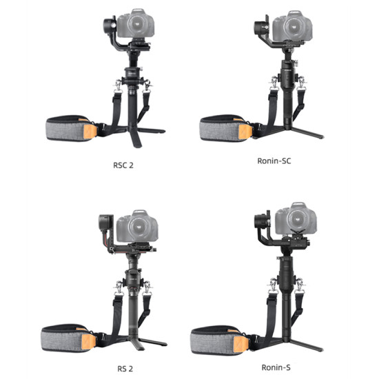 Strap for DJI RS 2 RSC 2 Ronin-S Ronin-SC Shoulder Belt Lanyard Dual Hook Set Accessories Kit Sunnylife Spare Parts Combo