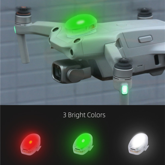 Drone Strobe Lights Chargeable 3 Colors 4 Modes Flashing Lamps Anti-lost Night Lighting for DJI Sunnylife Accessories
