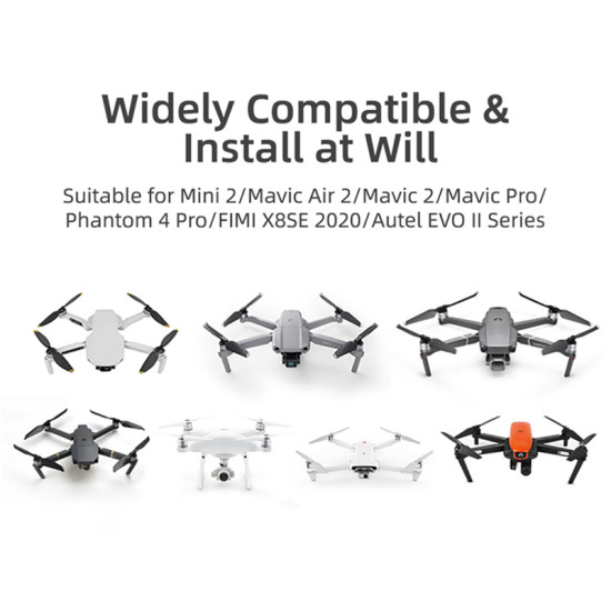 4pcs Night Flight Light Strobe Flash Mini Lamps Navigation Lights for DJI Mavic Mini 2 Mavic Air  Air 2S 2 FIMI X8SE EVO II 