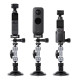 Aluminum Car Sucker Mount for DJI Pocket 2 GoPro 9 Insta 360 One X2 Fimi Palm Angles Adjustable Suction Cup Bracket Phone Holder 