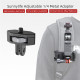 Aluminium Adapter for DJI Pocket 2 Accessories Bicycle Clip Holder Backpack Clamp Mount Fixed Base Sunnylife Spare Parts Combo