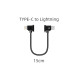 Data Cable for DJI FPV MINI 2 POCKET 2 MAVIC AIR 2 OSMO Pocket 15cm 30cm Flex TYPE C Lightning IOS Micro-USB Android  Air 2S 
