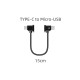Data Cable for DJI FPV MINI 2 POCKET 2 MAVIC AIR 2 OSMO Pocket 15cm 30cm Flex TYPE C Lightning IOS Micro-USB Android  Air 2S 