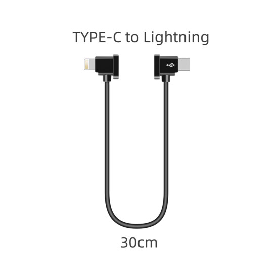 Data Cable for DJI FPV MINI 2 POCKET 2 MAVIC AIR 2 OSMO Pocket 15cm 30cm Flex TYPE C Lightning IOS Micro-USB Android  Air 2S 
