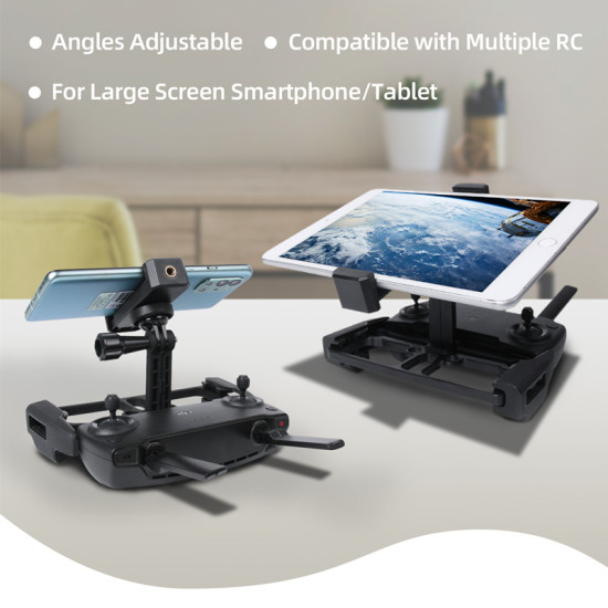 Mobile Phone Holder Tablet Holder Mount for DJI Mini SE/Air 2S/Mini 2/Mavic Air 2/Mavic 2/Mavic Mini Sunnylife Accessories with Neck Strap 